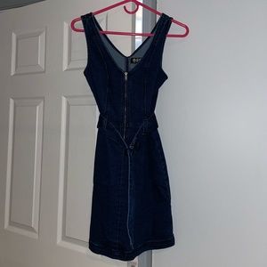 Peace Love Eco Denim Jean Dress